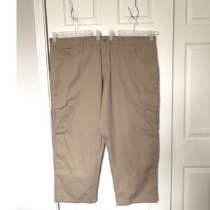 LAPCO FR Flame Resistant Cargo Work Pants Khaki 48x30 CAT 2 NFPA‎ 2112 Cotton